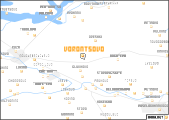 map of Vorontsovo