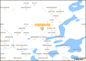 map of Voropino