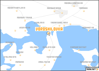 map of Voroshilovka