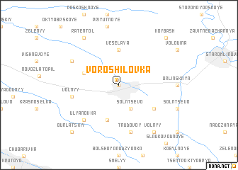 map of Voroshilovka