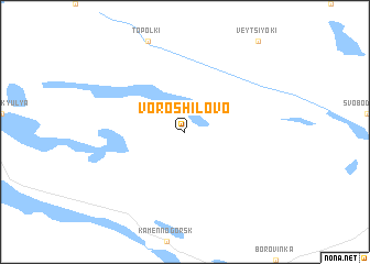 map of Voroshilovo