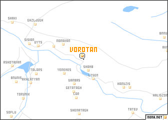 map of Vorotan