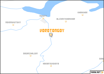 map of Vorot-Ongoy