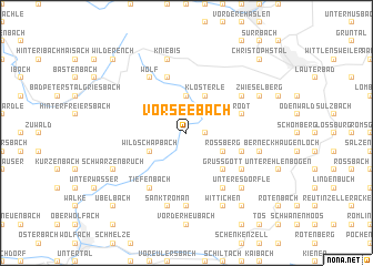 map of Vor Seebach