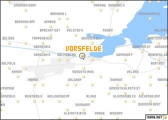 map of Vorsfelde