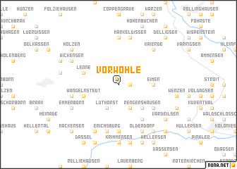 map of Vorwohle