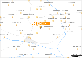 map of Voshchikha