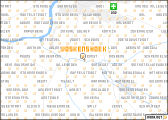 map of Voskenshoek