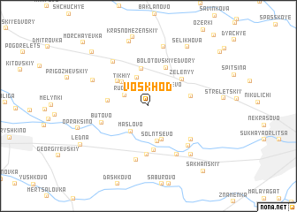 map of Voskhod