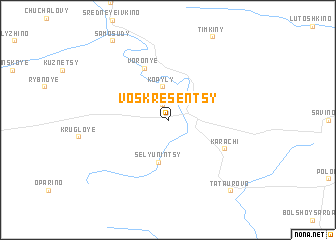 map of Voskresentsy