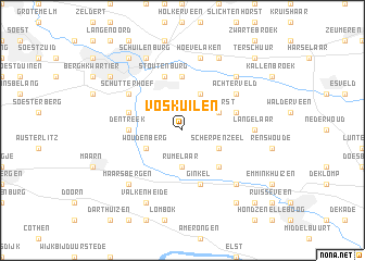 map of Voskuilen