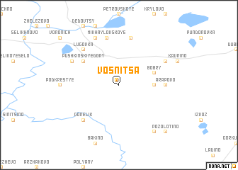 map of Vos\