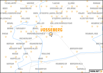 map of Vosseberg