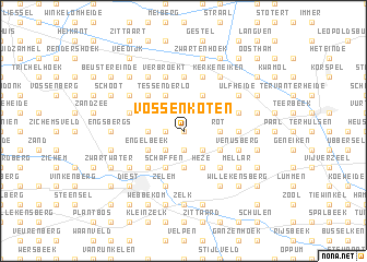 map of Vossen Koten