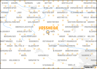 map of Voßheide