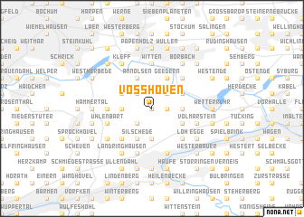 map of Voßhöven