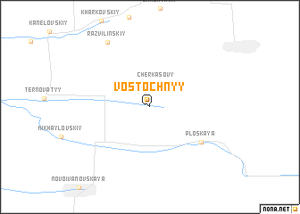 map of Vostochnyy