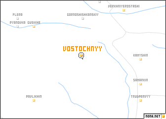 map of Vostochnyy