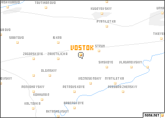 map of Vostok