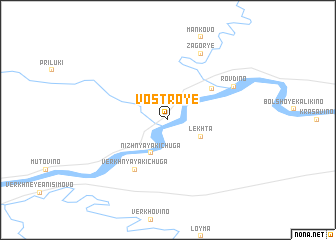 map of Vostroye