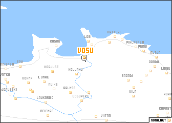 map of Võsu