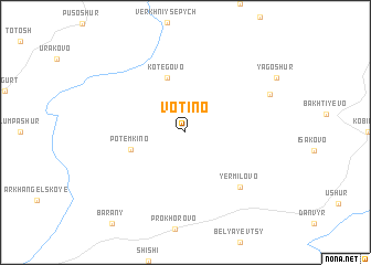 map of Votino