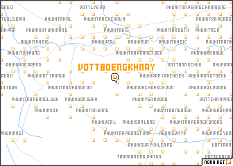 map of Vôtt Bœ̆ng Khnay