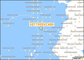 map of Vôtt Prêk Cham