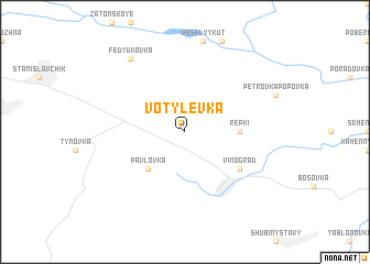 map of Votylëvka