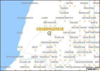map of Voubam do Meio