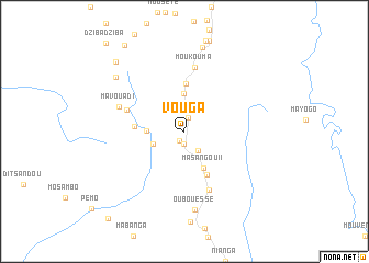 map of Vouga