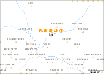 map of Vounoplayiá