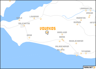 map of Voúrkos