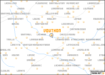 map of Vouthon