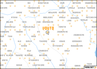 map of Vouto