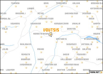 map of Voútsis