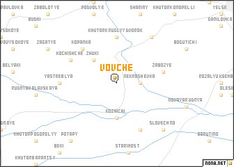 map of Vovche