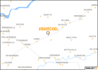 map of Vowinckel