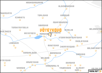 map of Voyeykovo