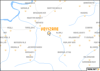 map of Voyizane