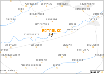 map of Voynovka