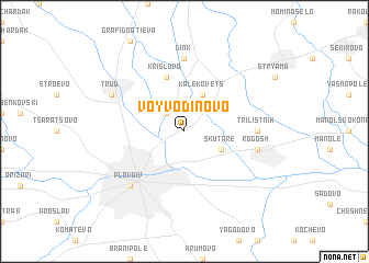 map of Voyvodinovo