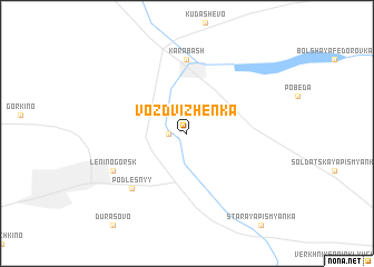 map of Vozdvizhenka