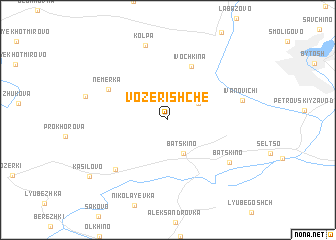 map of Vozërishche