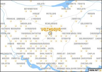 map of Vozhdovo