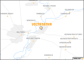 map of Voznesenka