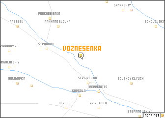 map of Voznesenka