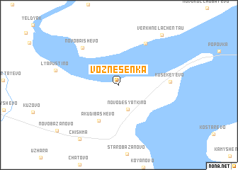 map of Voznesenka