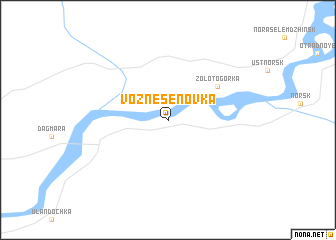 map of Voznesenovka