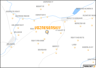 map of Voznesenskiy